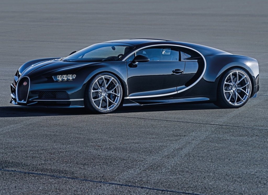 An image of a Bugatti Chiron parked outdoors.