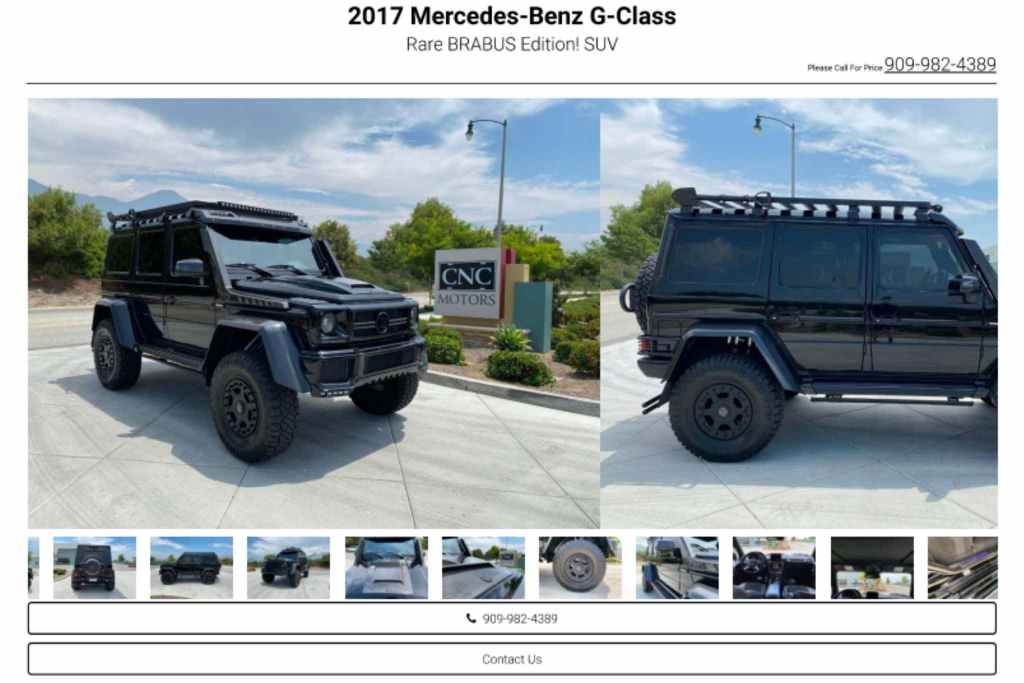 Mercedes SUV consigned at CNC | CNC