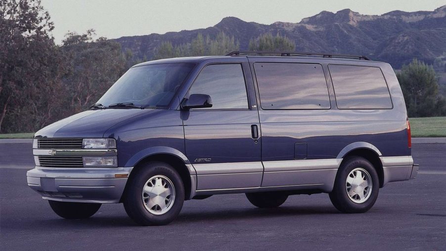 An image of a Chevrolet Astro parked outside.