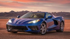 An image of a Chevrolet Corvette parked outside.
