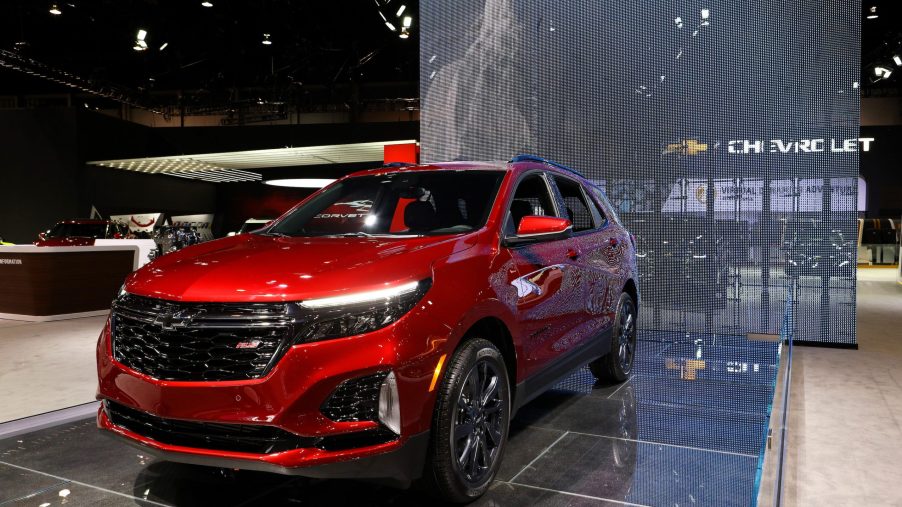 2020 Chevrolet Equinox is on display at the 112th Annual Chicago Auto Show