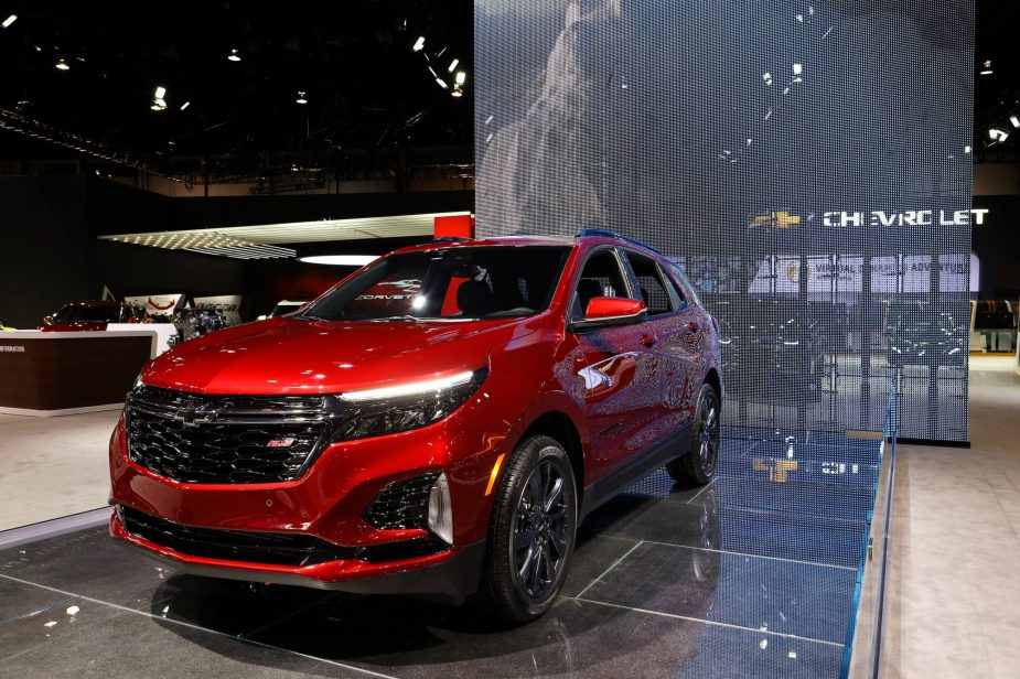 2020 Chevrolet Equinox is on display at the 112th Annual Chicago Auto Show