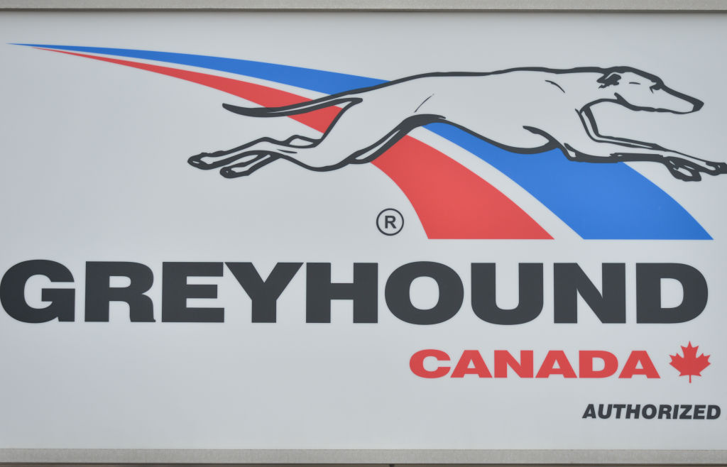 Greyhound Canada sign