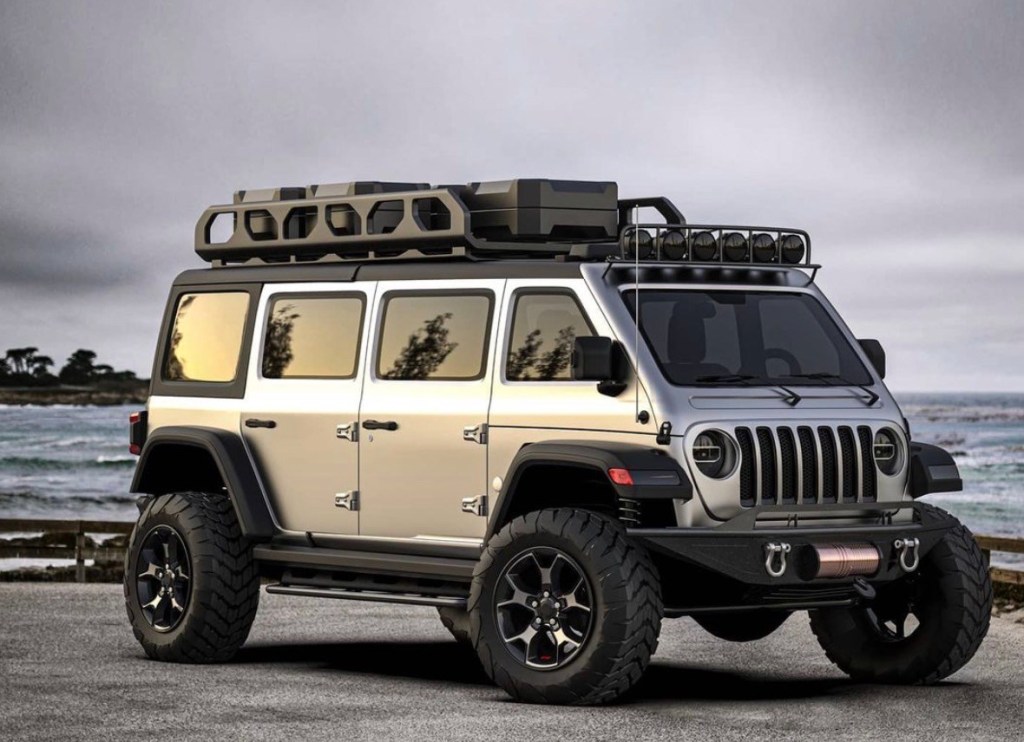 Jeep Wrangler van rendering | Samir S