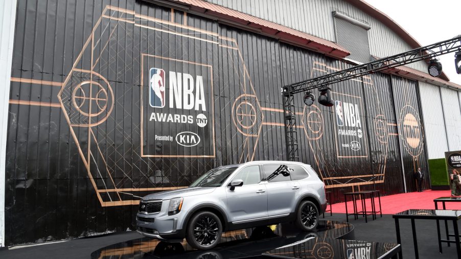 A Kia Telluride is seen during the 2019 NBA Awards presented by Kia on TNT