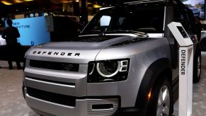 2020 Land Rover Defender is on display at the 112th Annual Chicago Auto Show