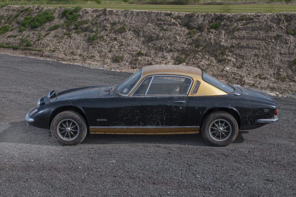 Lotus Elan barn find pulled out into the sun