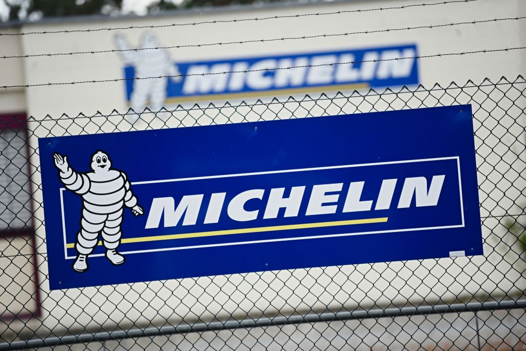 Michelin logos on signs