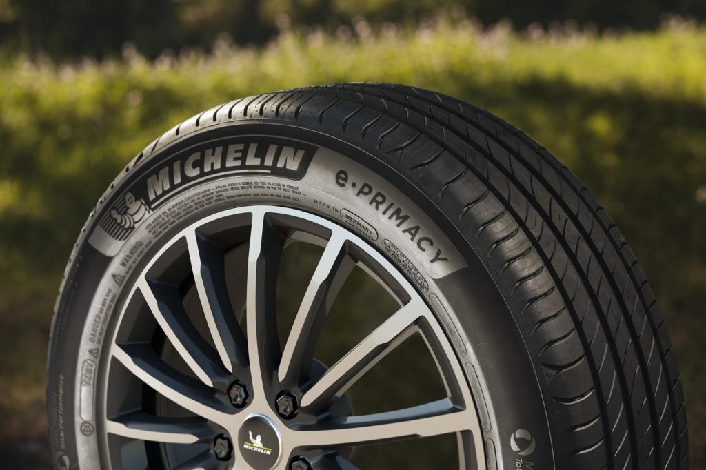 Michelin e.Primacy recycled tires