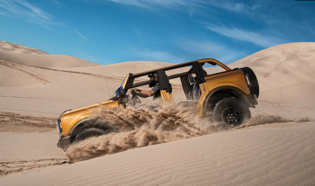 The new 2021 Ford Bronco specs make running through the dunes much easier 