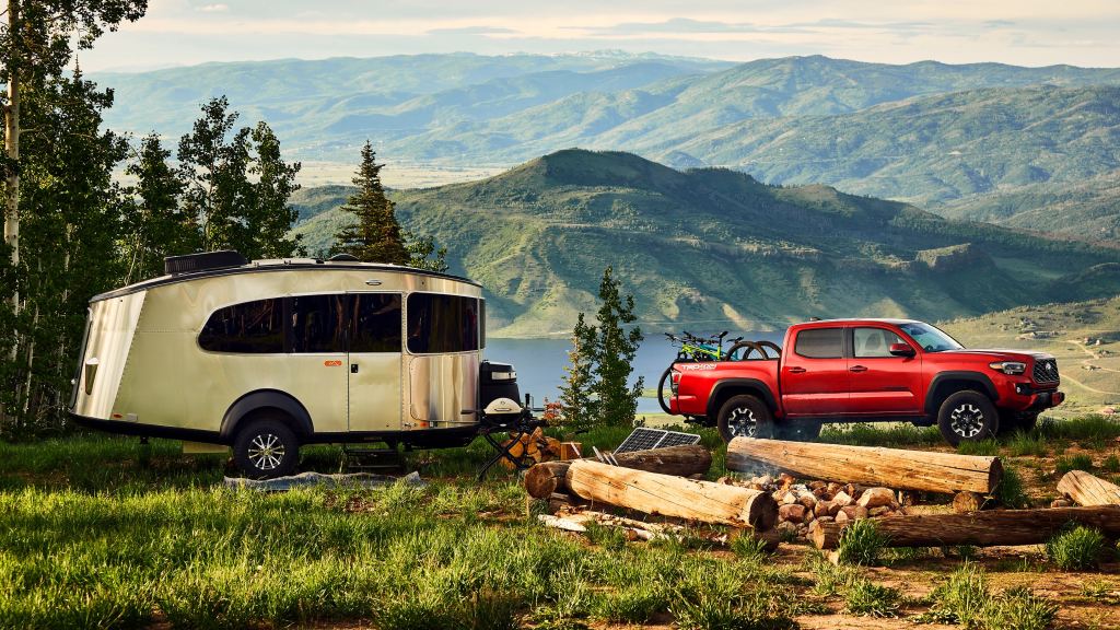 The 2021 Toyota Tacoma with a camper