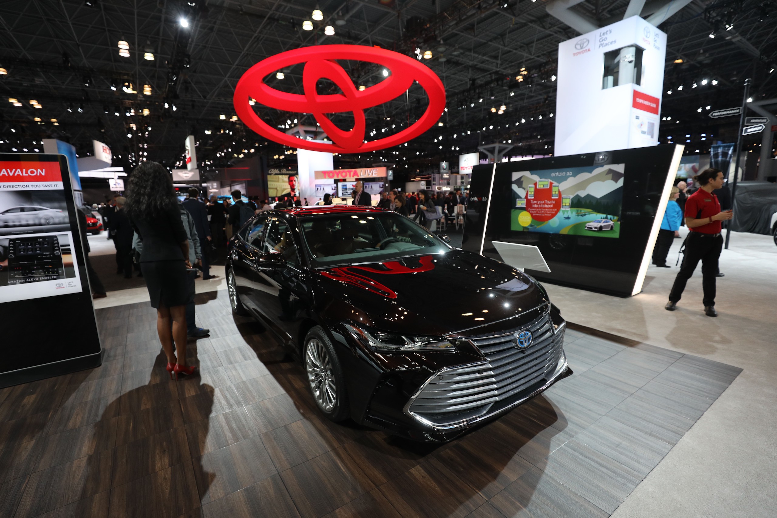 Toyota Avalon is on display during the New York Autoshow