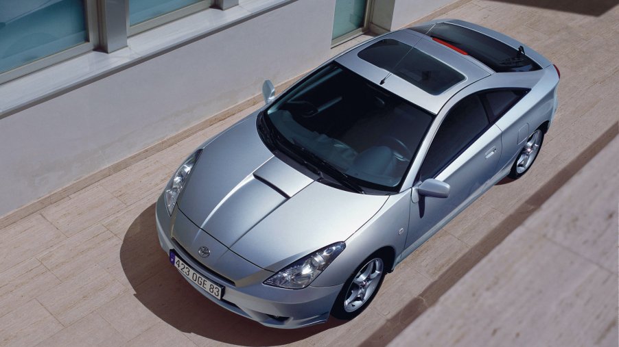 Top view of the 2003 Toyota Celica