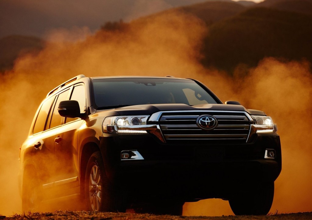 An image of a Toyota Land Cruiser outdoors.