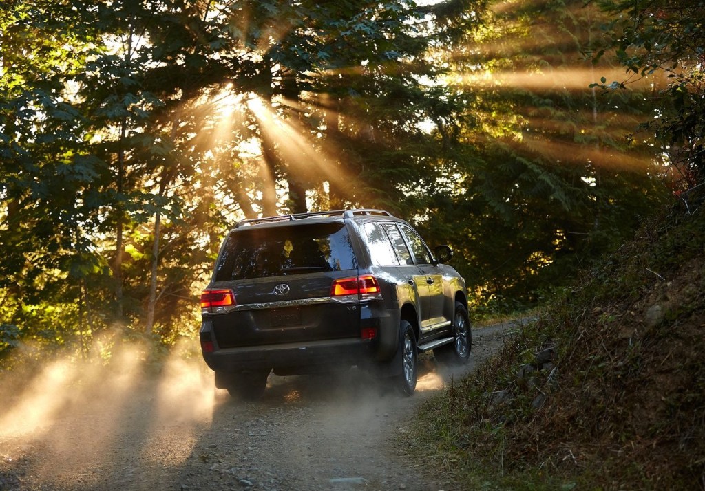 An image of a Toyota Land Cruiser outdoors.