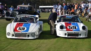 Two Porsche AG Brumos at the Amelia Island Concours d'Elegance