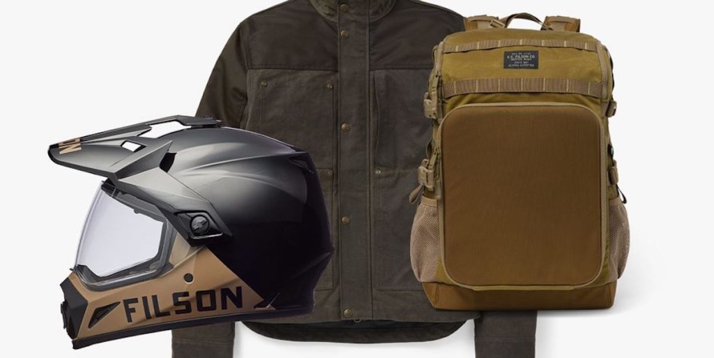 Filson motorcycle apparel