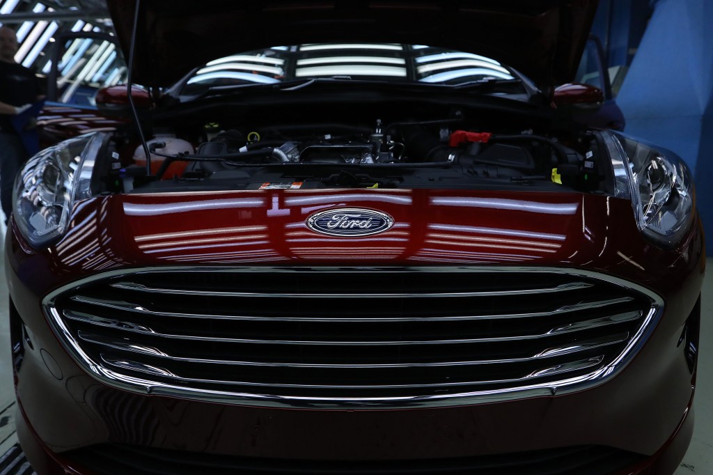 A Ford Fiesta 