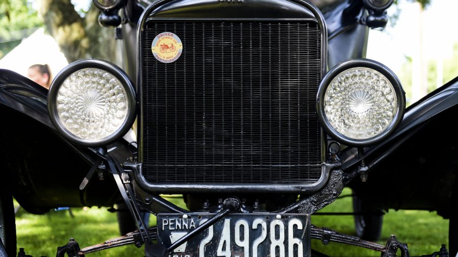 The front grille of a ford model t