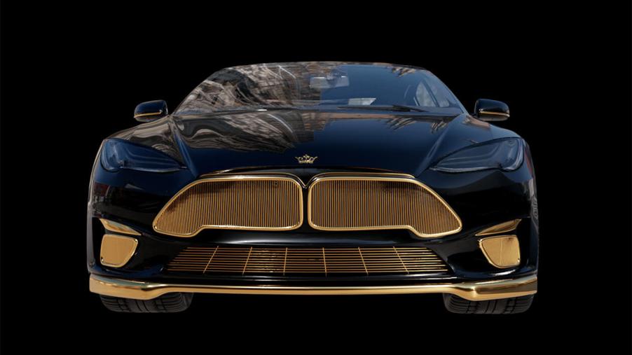 Caviar 24K gold Tesla Model S