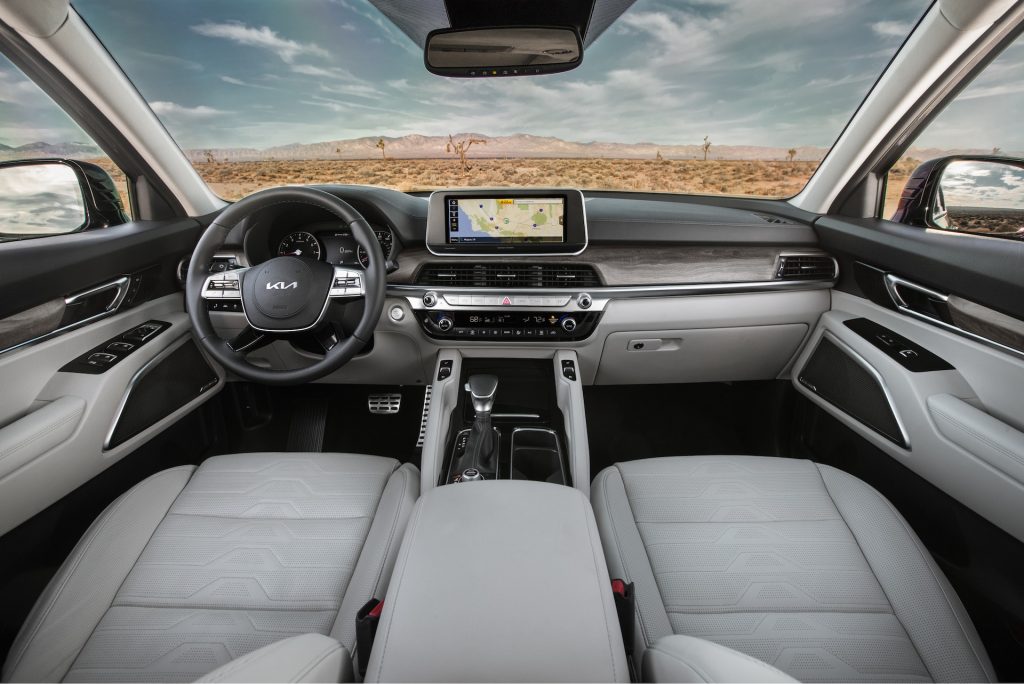 An image of a 2022 Kia Telluride interior