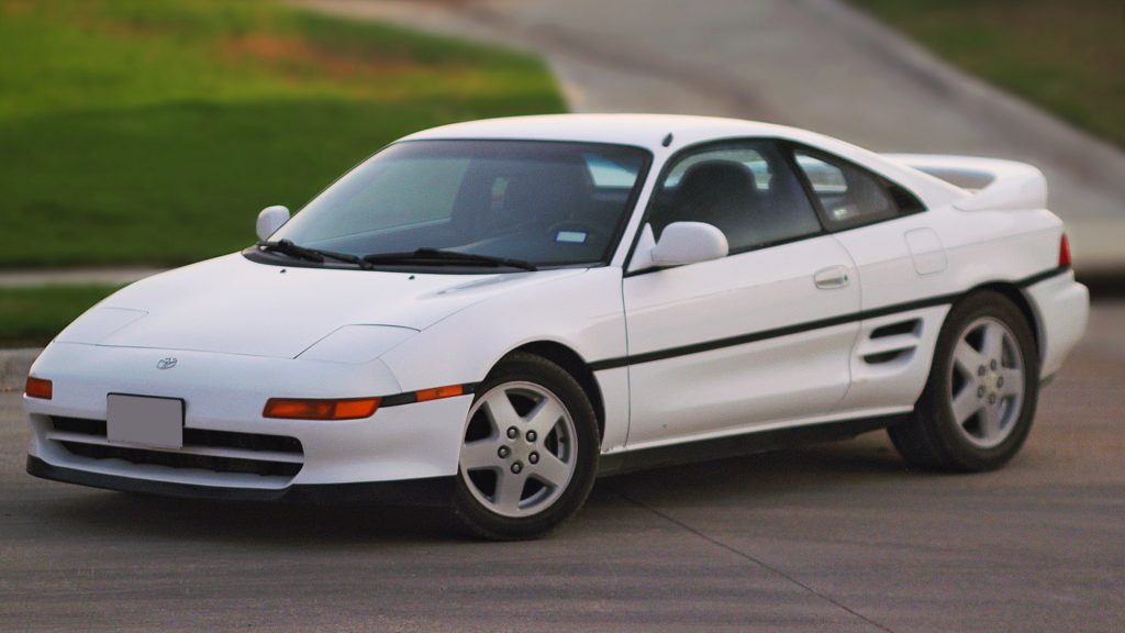 a white 1992 Toyota MR2