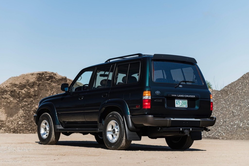 An image of a Toyota Land Cruiser parked outdoors.
