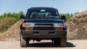 An image of a Toyota Land Cruiser parked outdoors.