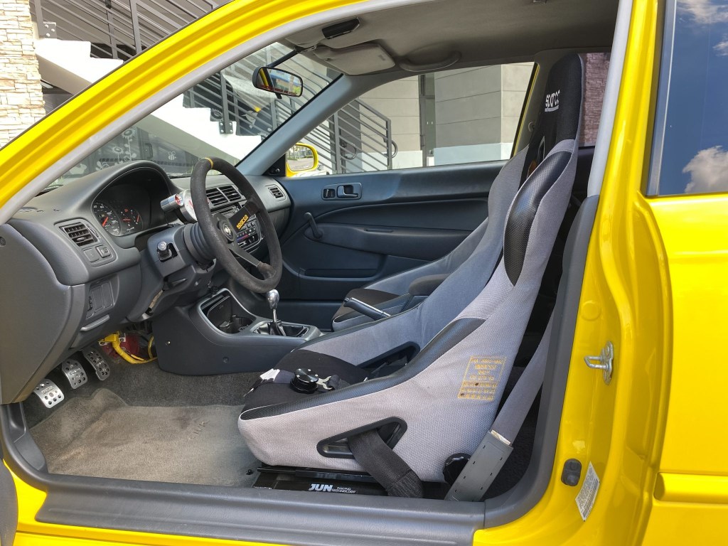 an interior shot of the The Jun Auto Civic 