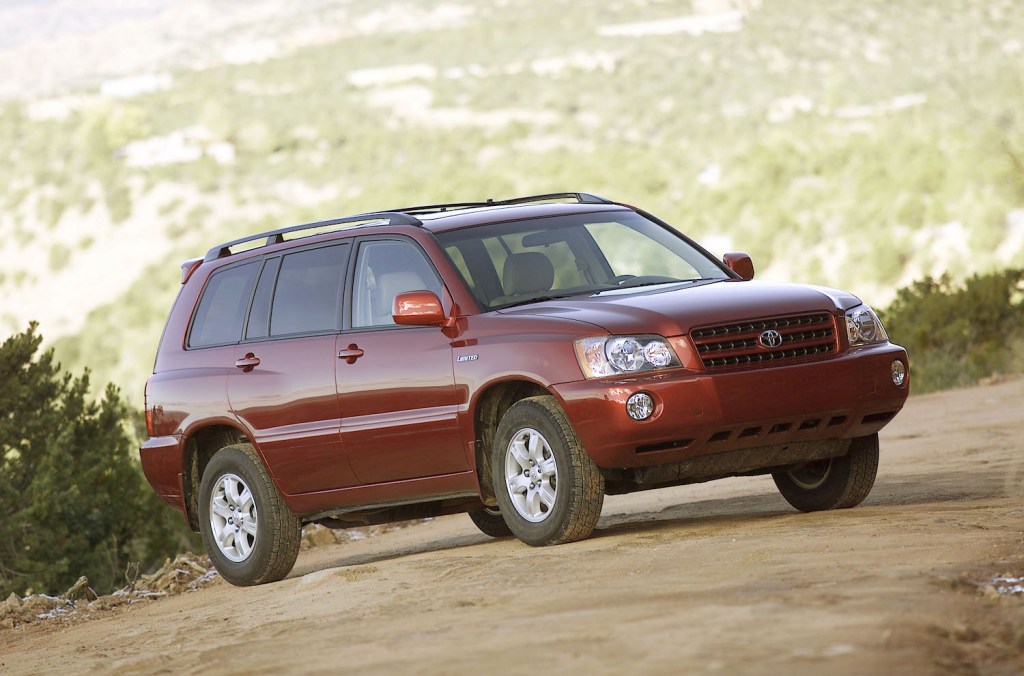 A maroon 2001 Toyota Highlander, the 2001 Toyota Highlander is one of the best cheap used SUVs under $5,000