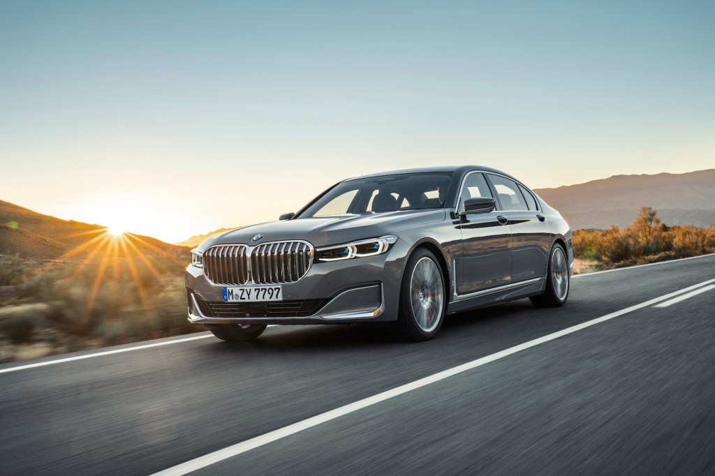 A grey 2021 BMW 7 Series, one of the best luxury cars according to Consumer Reports
