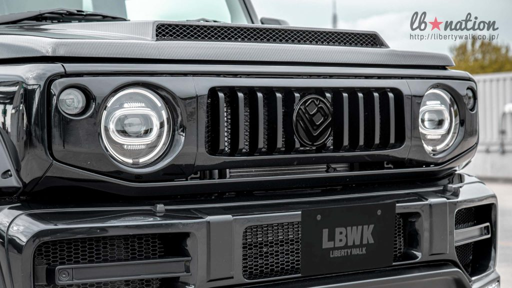 2021 Suzuki Jimny Liberty Walk tight grille shot