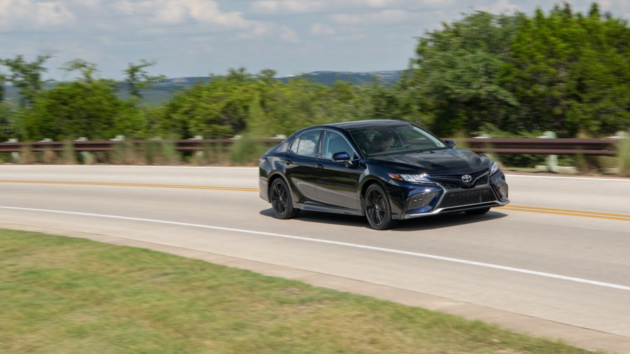 2021 Toyota Camry XSE Driving