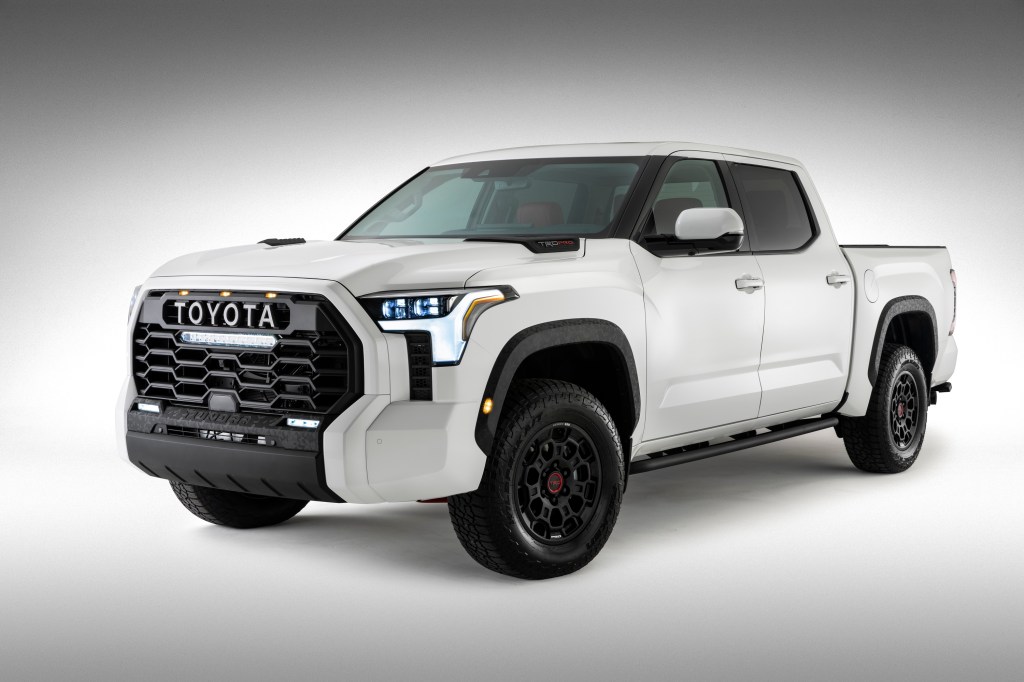 The first clear image released of the new Toyota Tundra 