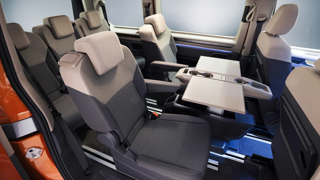 2022 Volkswagen T7 Multivan folding table/console