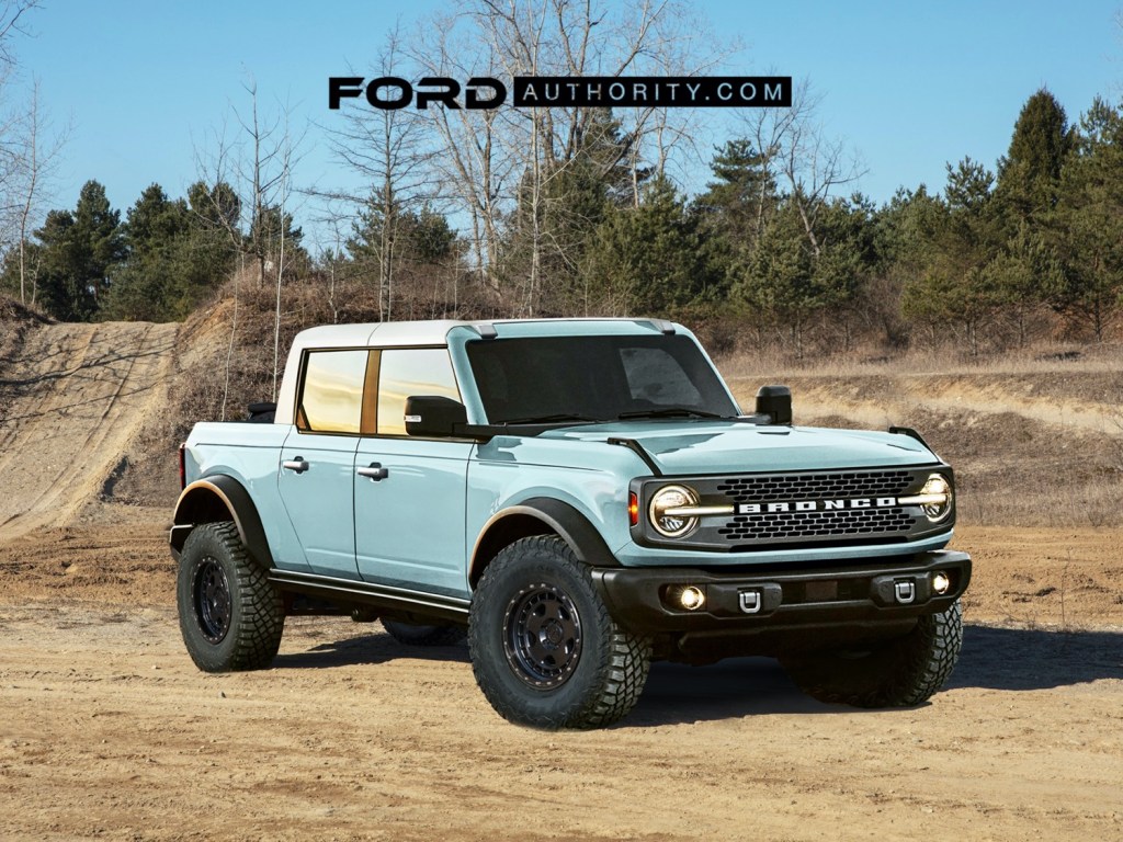 2025 Ford Bronco Pickup rendering