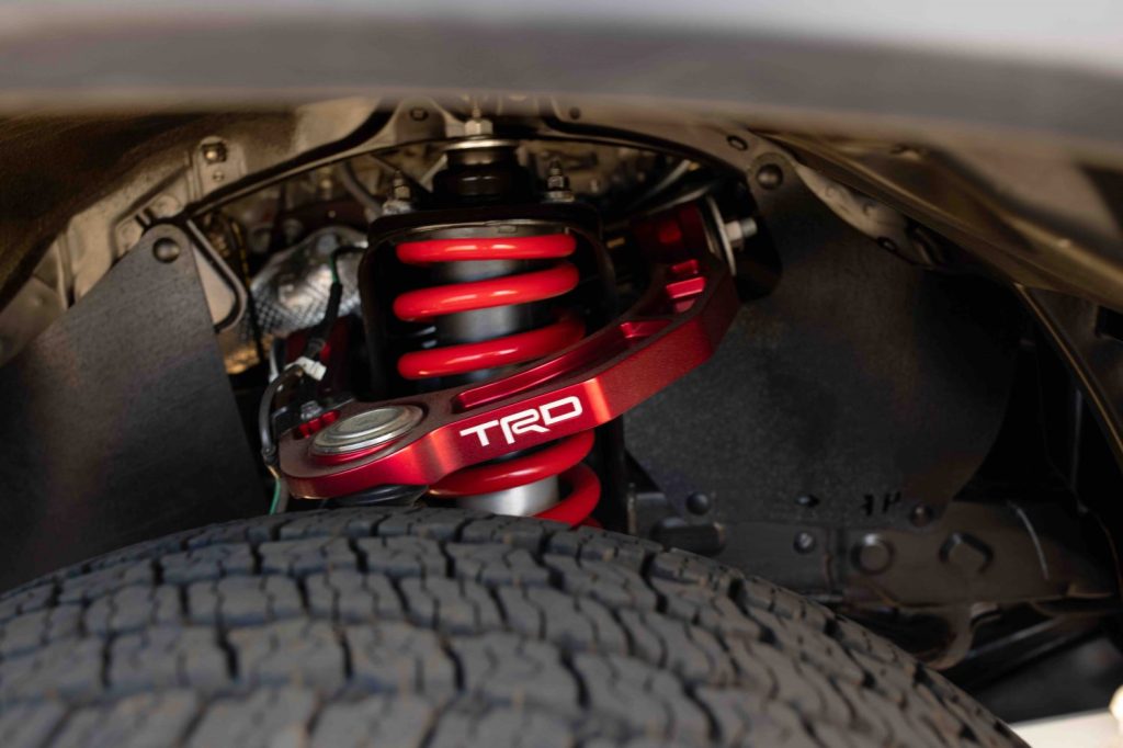 trd control arm and red fox shocks