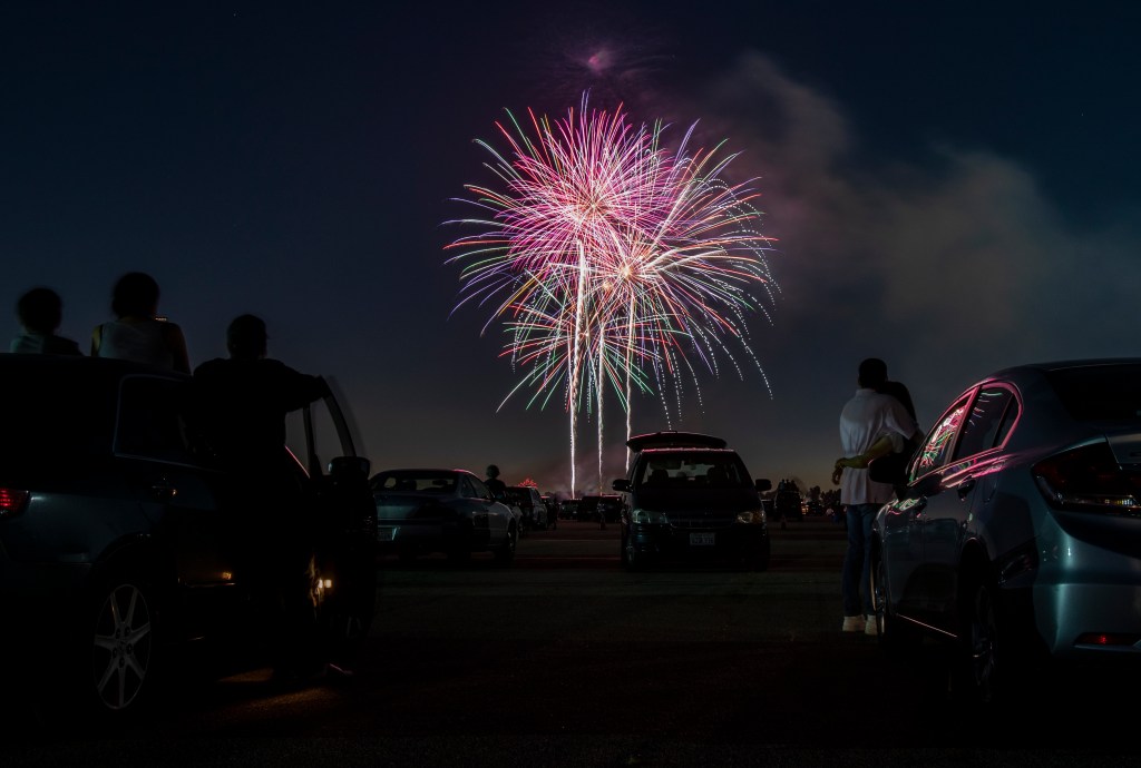 fireworks on the 4th of july