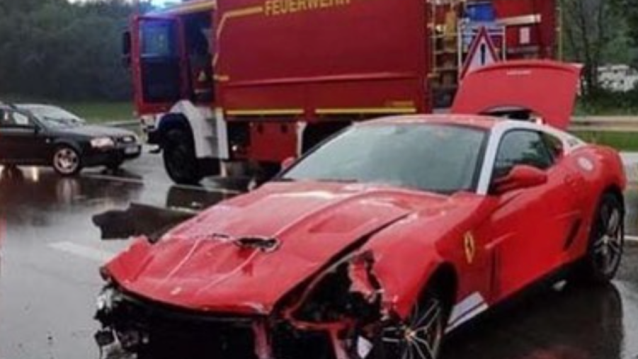 599 GTB 60F1 Alonso crash