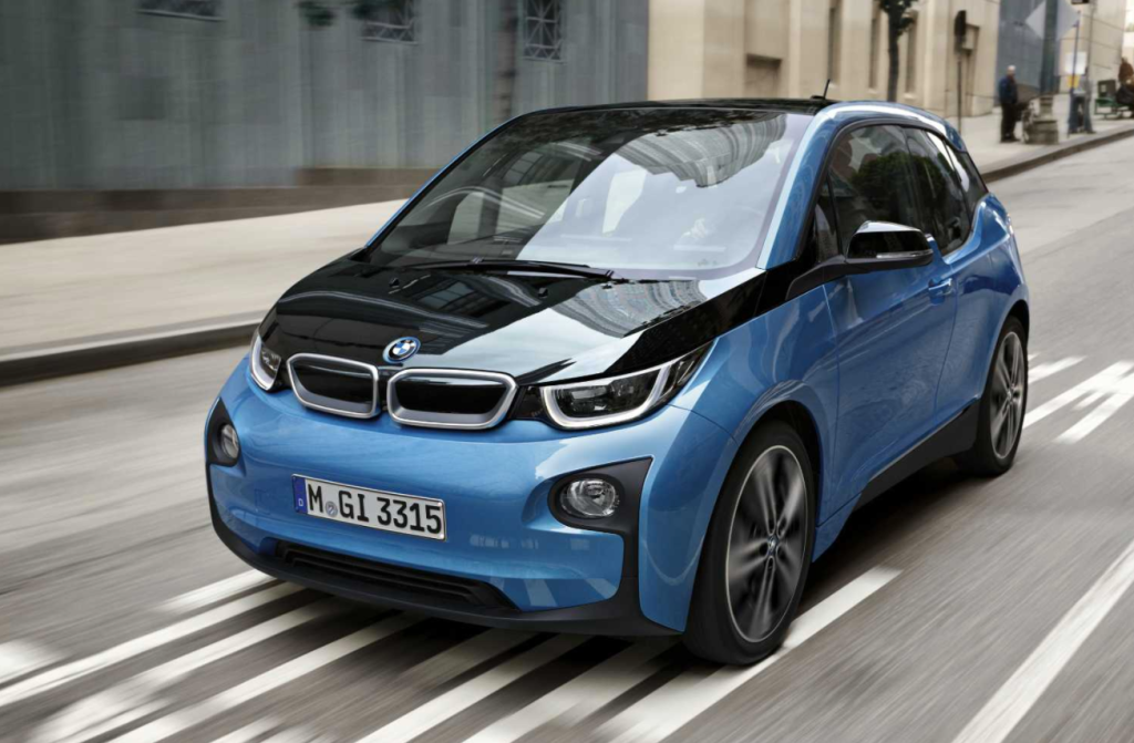2020 BMW i3 in blue and black