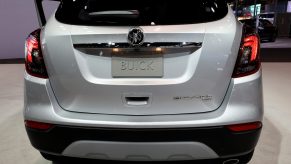 Silver 2020 Buick Encore is on display at the 112th Annual Chicago Auto Show