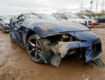 Wrecked Toyota Supra Lives on for 1 Informative Reason