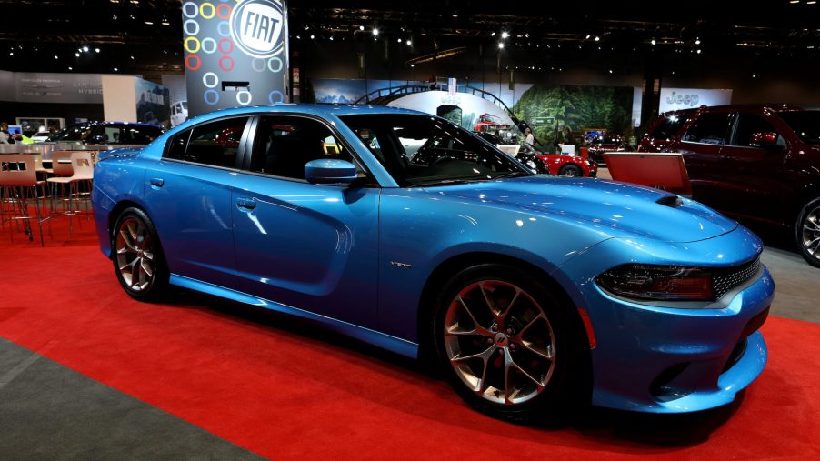 2019 Dodge Charger RT is on display at the 111th Annual Chicago Auto Show at McCormick Place