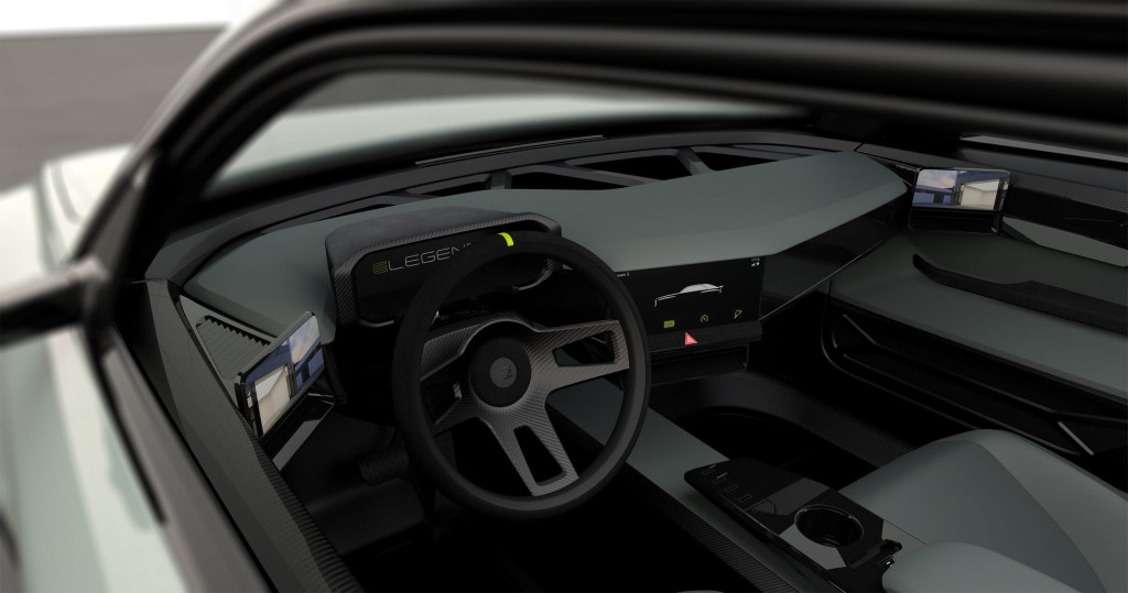 E-Legend EL1 Audi Sport Quattro-like sedan interior