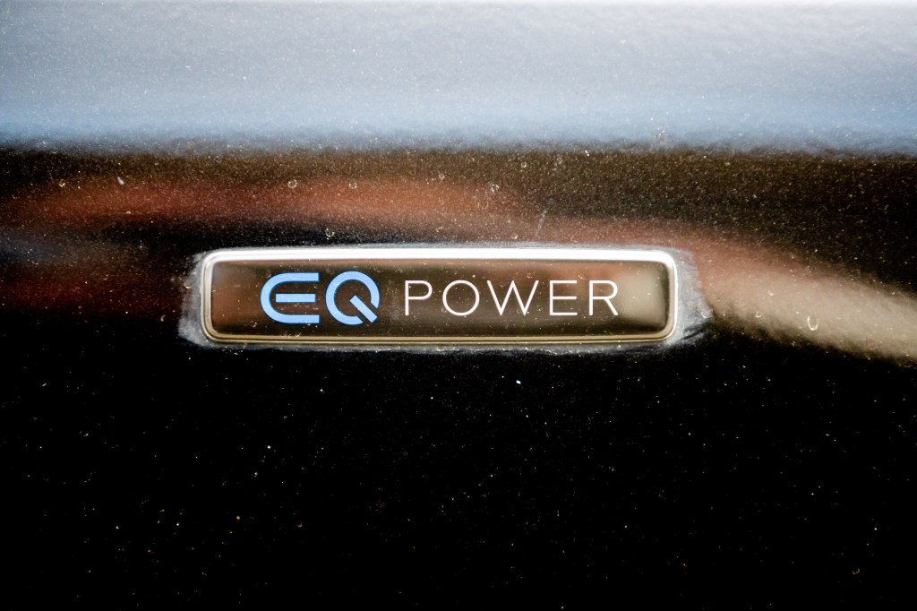 Mercedes-Benz EQ Power logo, setting EQ models apart from the rest.