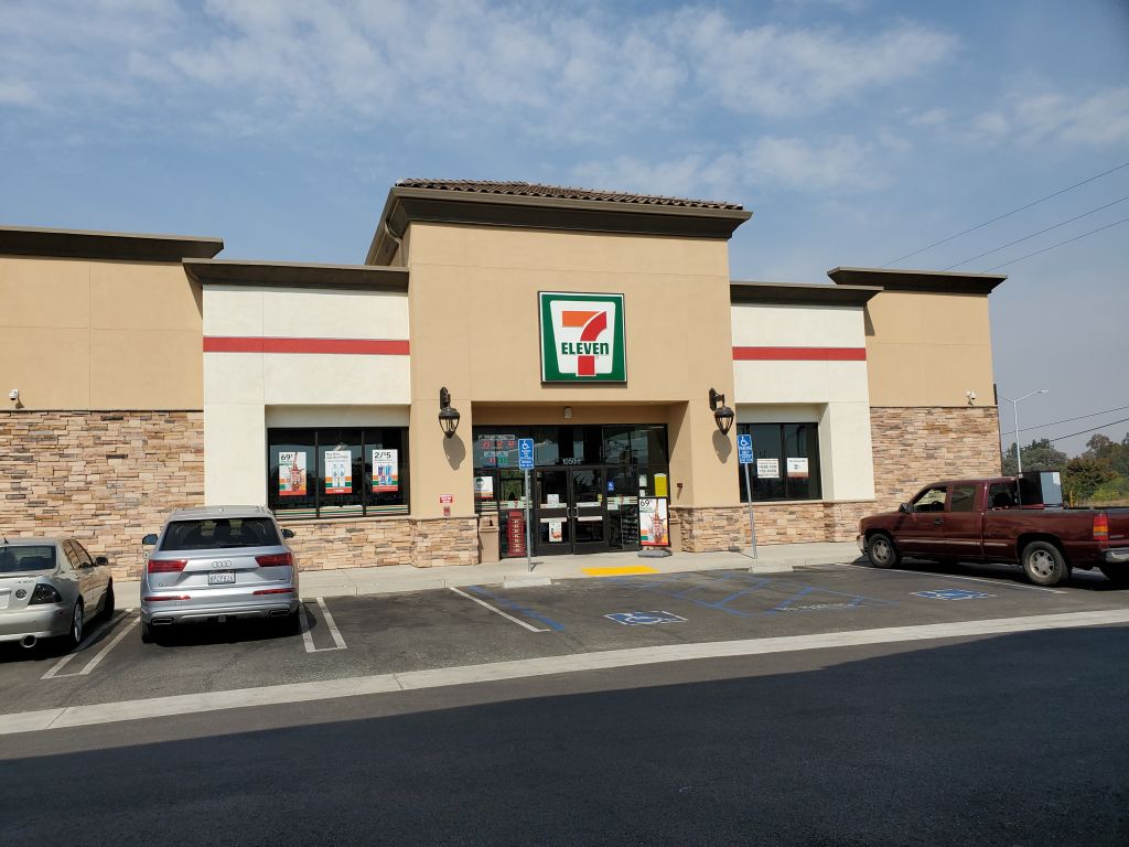 A 7-Eleven convenience store, soon to be equipped with EV charging