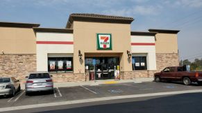 A 7-Eleven convenience store, soon to be equipped with EV charging