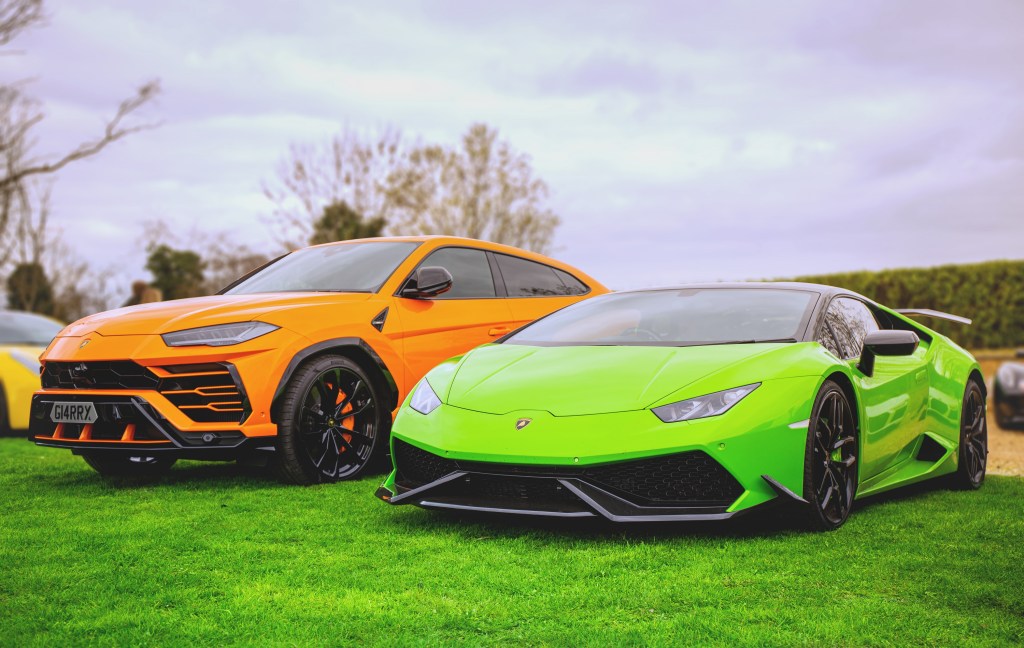 Brighter colors like this green Lamborghini are some of the hardest car colors to maintain
