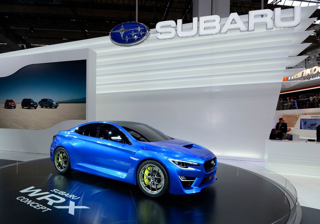 The WRX concept at its debut in 2020