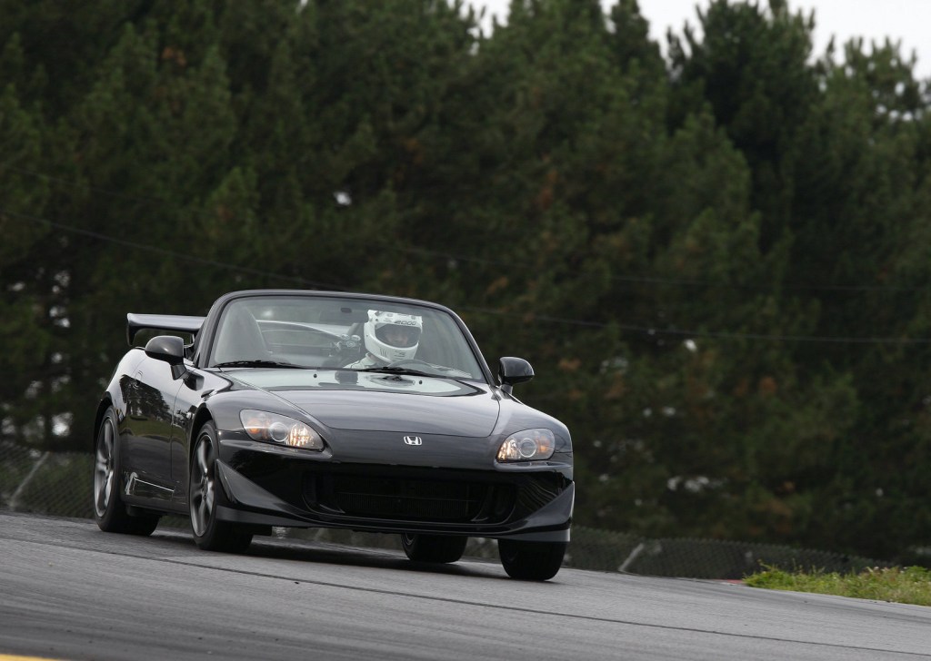 2008 Honda S2000 CR on a racetrack